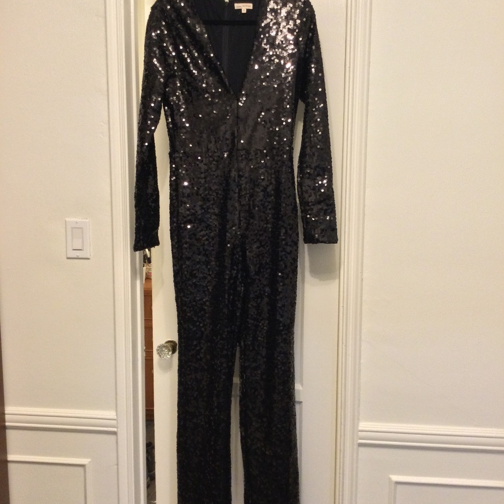 Sequin jumpsuit, size 3, tall